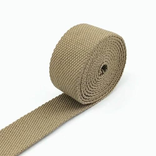 WanMing 50 Yards 20–38 mm Baumwoll-Gurtband, 2 mm Dickes Canvas-Band für Taschengurte, Kleidungsstücke, Gürtel, Schrägband, DIY-Nähzubehör WanMing 50 Yards 20–38 mm Baumwoll-Gurtband, 2 mm Dickes Canvas-Band für Taschengurte, Kleidungsstücke, Gürtel, Schrägband, DIY-Nähzubehör von WanMing