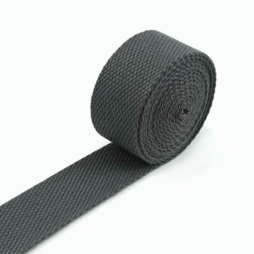 WanMing 50 Yards 20–38 mm Baumwoll-Gurtband, 2 mm Dickes Canvas-Band für Taschengurte, Kleidungsstücke, Gürtel, Schrägband, DIY-Nähzubehör WanMing 50 Yards 20–38 mm Baumwoll-Gurtband, 2 mm Dickes Canvas-Band für Taschengurte, Kleidungsstücke, Gürtel, Schrägband, DIY-Nähzubehör von WanMing