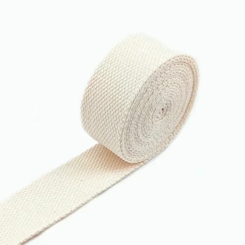 WanMing 50 Yards 20–38 mm Baumwoll-Gurtband, 2 mm Dickes Canvas-Band für Taschengurte, Kleidungsstücke, Gürtel, Schrägband, DIY-Nähzubehör WanMing 50 Yards 20–38 mm Baumwoll-Gurtband, 2 mm Dickes Canvas-Band für Taschengurte, Kleidungsstücke, Gürtel, Schrägband, DIY-Nähzubehör von WanMing