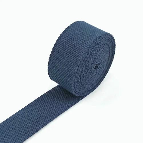 WanMing 50 Yards 20–38 mm Baumwoll-Gurtband, 2 mm Dickes Canvas-Band für Taschengurte, Kleidungsstücke, Gürtel, Schrägband, DIY-Nähzubehör WanMing 50 Yards 20–38 mm Baumwoll-Gurtband, 2 mm Dickes Canvas-Band für Taschengurte, Kleidungsstücke, Gürtel, Schrägband, DIY-Nähzubehör von WanMing