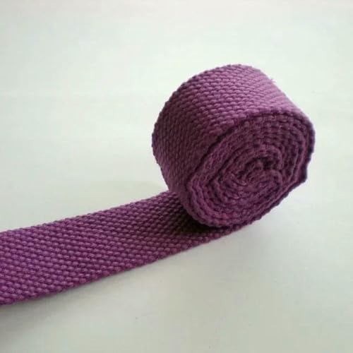 WanMing 50 Yards 20–38 mm Baumwoll-Gurtband, 2 mm Dickes Canvas-Band für Taschengurte, Kleidungsstücke, Gürtel, Schrägband, DIY-Nähzubehör WanMing 50 Yards 20–38 mm Baumwoll-Gurtband, 2 mm Dickes Canvas-Band für Taschengurte, Kleidungsstücke, Gürtel, Schrägband, DIY-Nähzubehör von WanMing