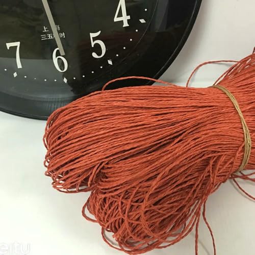 WanMing 500 g/Stück, buntes, 2-lagiges Bastgarn zum Stricken, Häkeln, für Taschen, Hüte, handgefertigte DIY-Kissen, Papiergras, Baumwollfaden, angenehm weich WanMing 500 g/Stück, buntes, 2-lagiges Bastgarn zum Stricken, Häkeln, für Taschen, Hüte, handgefertigte DIY-Kissen, Papiergras, Baumwollfaden, angenehm weich von WanMing