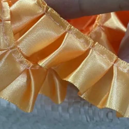 WanMing 60 Yards DIY Bekleidungszubehör Nähen Spitzenband Plissee Craft Kleid Grenze Ärmel Kragen Manschette Textil Rand Rüschenband Trim WanMing 60 Yards DIY Bekleidungszubehör Nähen Spitzenband Plissee Craft Kleid Grenze Ärmel Kragen Manschette Textil Rand Rüschenband Trim von WanMing