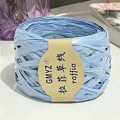 WanMing 80 m waschbarer Lafite-Grasfaden für handgewebte Taschen, Sommersandalen, Strohhüte, Hakentaschen, Hutfaden, DIY-Material WanMing 80 m waschbarer Lafite-Grasfaden für handgewebte Taschen, Sommersandalen, Strohhüte, Hakentaschen, Hutfaden, DIY-Material von WanMing