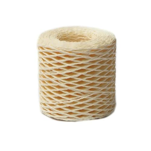 WanMing Bastgarn, weiches Baumwollbast-Strohgarn, Länge 150 m, bunter Faden, DIY-Webmaterial für Strohsäcke, Körbe, Hüte, Dropshipping von WanMing