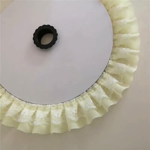 WanMing Doppellagige, bestickte, Plissierte Chiffon-Spitze, DIY-Mädchenhüte, Kleidung, Röcke, Saum, Sofakissen, Vorhangkanten, Nähdekoration WanMing Doppellagige, bestickte, Plissierte Chiffon-Spitze, DIY-Mädchenhüte, Kleidung, Röcke, Saum, Sofakissen, Vorhangkanten, Nähdekoration von WanMing