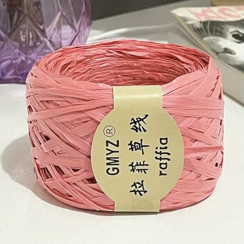 WanMing Importierte handgewebte Tasche aus Lafite-Gras, Sommer-Sandalen-Hakentasche, Hakenhut-Faden-DIY-Materialtasche WanMing Importierte handgewebte Tasche aus Lafite-Gras, Sommer-Sandalen-Hakentasche, Hakenhut-Faden-DIY-Materialtasche von WanMing