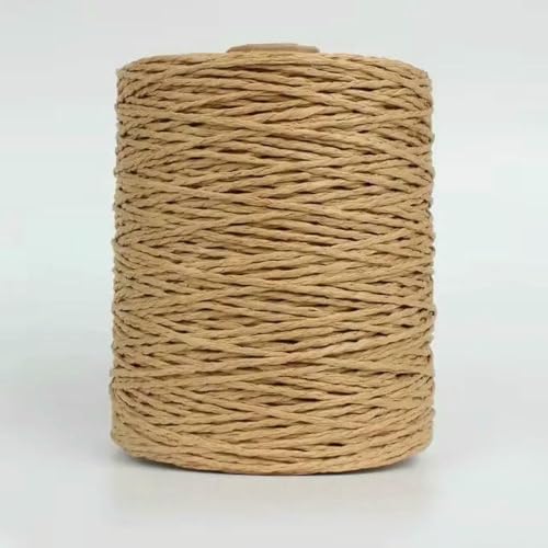WanMing Natürliches Raffia-Strohgarn zum Stricken, Häkeln, Papierfäden, DIY, handgefertigtes Material für Sommer-Sonnenhut, Strandtasche WanMing Natürliches Raffia-Strohgarn zum Stricken, Häkeln, Papierfäden, DIY, handgefertigtes Material für Sommer-Sonnenhut, Strandtasche von WanMing