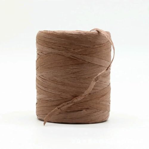 WanMing Raffia-Seilgarn, Bio-Strohgarn zum Stricken von Sommerhüten, Taschen, Geschenkboxen, Verpackungen, Geschenkpapier, Bindfaden, 130 g/Rolle WanMing Raffia-Seilgarn, Bio-Strohgarn zum Stricken von Sommerhüten, Taschen, Geschenkboxen, Verpackungen, Geschenkpapier, Bindfaden, 130 g/Rolle von WanMing