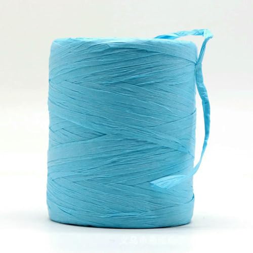 WanMing Raffia-Seilgarn, Bio-Strohgarn zum Stricken von Sommerhüten, Taschen, Geschenkboxen, Verpackungen, Geschenkpapier, Bindfaden, 130 g/Rolle WanMing Raffia-Seilgarn, Bio-Strohgarn zum Stricken von Sommerhüten, Taschen, Geschenkboxen, Verpackungen, Geschenkpapier, Bindfaden, 130 g/Rolle von WanMing