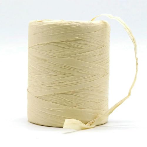 WanMing Raffia-Seilgarn, Bio-Strohgarn zum Stricken von Sommerhüten, Taschen, Geschenkboxen, Verpackungen, Geschenkpapier, Bindfaden, 130 g/Rolle WanMing Raffia-Seilgarn, Bio-Strohgarn zum Stricken von Sommerhüten, Taschen, Geschenkboxen, Verpackungen, Geschenkpapier, Bindfaden, 130 g/Rolle von WanMing