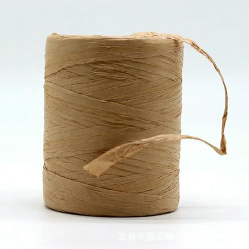 WanMing Raffia-Seilgarn, Bio-Strohgarn zum Stricken von Sommerhüten, Taschen, Geschenkboxen, Verpackungen, Geschenkpapier, Bindfaden, 130 g/Rolle WanMing Raffia-Seilgarn, Bio-Strohgarn zum Stricken von Sommerhüten, Taschen, Geschenkboxen, Verpackungen, Geschenkpapier, Bindfaden, 130 g/Rolle von WanMing