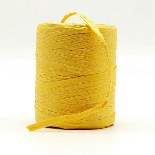 WanMing Raffia-Seilgarn, Bio-Strohgarn zum Stricken von Sommerhüten, Taschen, Geschenkboxen, Verpackungen, Geschenkpapier, Bindfaden, 130 g/Rolle WanMing Raffia-Seilgarn, Bio-Strohgarn zum Stricken von Sommerhüten, Taschen, Geschenkboxen, Verpackungen, Geschenkpapier, Bindfaden, 130 g/Rolle von WanMing