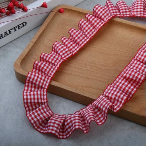 WanMing kariertem Stoff, Plissierte Kleidung, Spitze, DIY, handgefertigt, ruhiges Buch, Tasche, Besatz, Puppenkleid, Rock, Haustier, Schal, Nähdekoration WanMing kariertem Stoff, Plissierte Kleidung, Spitze, DIY, handgefertigt, ruhiges Buch, Tasche, Besatz, Puppenkleid, Rock, Haustier, Schal, Nähdekoration von WanMing