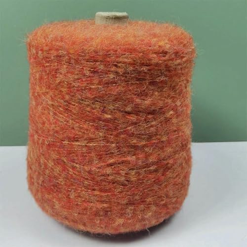 Wolle Fancy Space Dye Schlaufengarn, hautfreundlich, Mohair, Handstrickgarn, Häkelgarn, Webgarn, 500 g von WanMing