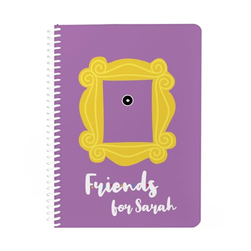 Wanapix | Heft A4 bedrucken | Enthält 100 karierte Blätter à 80 g | 250 g Cover personalisiert mit Name | Notizbuch mit Transparenter Spirale | Ideal für Schule und Grundschule | Friends Wanapix | Heft A4 bedrucken | Enthält 100 karierte Blätter à 80 g | 250 g Cover personalisiert mit Name | Notizbuch mit Transparenter Spirale | Ideal für Schule und Grundschule | Friends von Wanapix