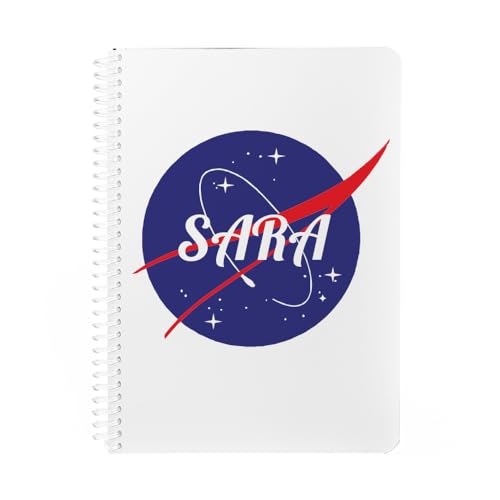 Wanapix | Heft A5 bedrucken | Enthält 100 glatte Blätter à 80 g | 250 g Cover personalisiert mit Foto und Name | A5 Notizbuch mit Transparenter Spirale | NASA Wanapix | Heft A5 bedrucken | Enthält 100 glatte Blätter à 80 g | 250 g Cover personalisiert mit Foto und Name | A5 Notizbuch mit Transparenter Spirale | NASA von Wanapix