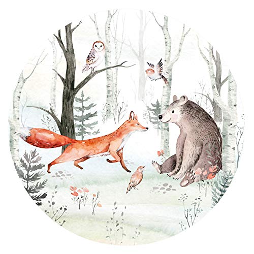 Little Deco Wandtattoo Kinderzimmer Wandbild Bär Fuchs Wandsticker für Kinder Wanddeko Spielzimmer Wandaufkleber Selbstklebende Tapete Schlafzimmer 120 cm DL570 Little Deco Wandtattoo Kinderzimmer Wandbild Bär Fuchs Wandsticker für Kinder Wanddeko Spielzimmer Wandaufkleber Selbstklebende Tapete Schlafzimmer 120 cm DL570 von Wandaro