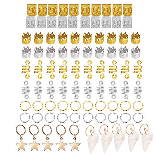 90pcs Haargebiete Ringe drei Ply Hair Clips Loops Trompetenschalendekoration für Frauen & Mädchen von Wangcmcol