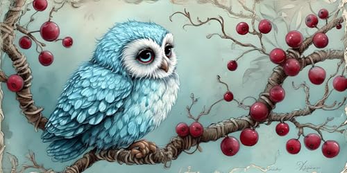 Malen Nach Zahlen Baum Eule, Malen Nach Zahlen Kinder ab 5, DIY Faltenfreie Leinwand, Kreativ set für Erwachsene, Mit Pinseln und Ölgemälde Acrylfarbe, Zimmer Deko Geschenk Mädchen 90x180cm L-293 Malen Nach Zahlen Baum Eule, Malen Nach Zahlen Kinder ab 5, DIY Faltenfreie Leinwand, Kreativ set für Erwachsene, Mit Pinseln und Ölgemälde Acrylfarbe, Zimmer Deko Geschenk Mädchen 90x180cm L-293 von Wangdoud