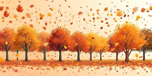 Malen Nach Zahlen Baum Gefallene Blätter, Malen Nach Zahlen Kinder ab 5, DIY Faltenfreie Leinwand, Kreativ set für Erwachsene, Mit Pinseln und Acrylfarbe, Zimmer Deko Geschenk Mädchen 70x140cm L-289 Malen Nach Zahlen Baum Gefallene Blätter, Malen Nach Zahlen Kinder ab 5, DIY Faltenfreie Leinwand, Kreativ set für Erwachsene, Mit Pinseln und Acrylfarbe, Zimmer Deko Geschenk Mädchen 70x140cm L-289 von Wangdoud