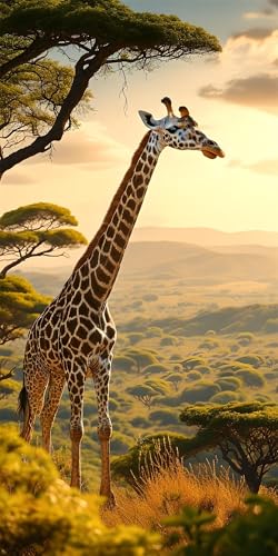 Malen Nach Zahlen Giraffe Wald, Groß XXL Malen Nach Zahlen Erwachsene, DIY Kinder Handgemalt öLgemäLde Kit, mit 3- Pinseln und Senior Acrylpigment-Kunstwerk Set, Home Decor Ohne Rahmen 40x80cm L-895 Malen Nach Zahlen Giraffe Wald, Groß XXL Malen Nach Zahlen Erwachsene, DIY Kinder Handgemalt öLgemäLde Kit, mit 3- Pinseln und Senior Acrylpigment-Kunstwerk Set, Home Decor Ohne Rahmen 40x80cm L-895 von Wangdoud
