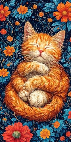 Malen Nach Zahlen Katze Tier, Malen Nach Zahlen Kinder ab 5, DIY Faltenfreie Leinwand, Kreativ set für Erwachsene, Mit Pinseln und Ölgemälde Acrylfarbe, Zimmer Deko Geschenk Mädchen 40x80cm L-942 Malen Nach Zahlen Katze Tier, Malen Nach Zahlen Kinder ab 5, DIY Faltenfreie Leinwand, Kreativ set für Erwachsene, Mit Pinseln und Ölgemälde Acrylfarbe, Zimmer Deko Geschenk Mädchen 40x80cm L-942 von Wangdoud