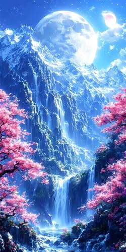 Malen Nach Zahlen Mond Fallen, Malen Nach Zahlen Kinder ab 5, DIY Faltenfreie Leinwand, Kreativ set für Erwachsene, Mit Pinseln und Ölgemälde Acrylfarbe, Zimmer Deko Geschenk Mädchen 100x200cm L-982 Malen Nach Zahlen Mond Fallen, Malen Nach Zahlen Kinder ab 5, DIY Faltenfreie Leinwand, Kreativ set für Erwachsene, Mit Pinseln und Ölgemälde Acrylfarbe, Zimmer Deko Geschenk Mädchen 100x200cm L-982 von Wangdoud