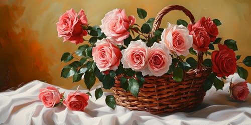 Malen Nach Zahlen Rosa Rose, Malen Nach Zahlen Kinder ab 5, DIY Faltenfreie Leinwand, Kreativ set für Erwachsene, Mit Pinseln und Ölgemälde Acrylfarbe, Zimmer Deko Geschenk Mädchen 60x120cm L-276 Malen Nach Zahlen Rosa Rose, Malen Nach Zahlen Kinder ab 5, DIY Faltenfreie Leinwand, Kreativ set für Erwachsene, Mit Pinseln und Ölgemälde Acrylfarbe, Zimmer Deko Geschenk Mädchen 60x120cm L-276 von Wangdoud