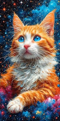 Malen Nach Zahlen Tier Katze, Groß XXL Malen Nach Zahlen Erwachsene, DIY Kinder Handgemalt öLgemäLde Kit, mit 3- Pinseln und Senior Acrylpigment-Kunstwerk Set, Home Decor Ohne Rahmen 50x100cm L-912 Malen Nach Zahlen Tier Katze, Groß XXL Malen Nach Zahlen Erwachsene, DIY Kinder Handgemalt öLgemäLde Kit, mit 3- Pinseln und Senior Acrylpigment-Kunstwerk Set, Home Decor Ohne Rahmen 50x100cm L-912 von Wangdoud