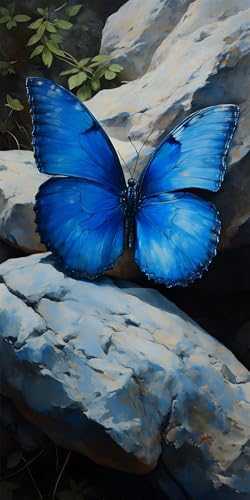 Malen Nach Zahlen Tier Schmetterling, Groß XXL Malen Nach Zahlen Erwachsene, DIY Kinder Handgemalt öLgemäLde Kit, mit 3- Pinseln und Acrylpigment-Kunstwerk Set, Home Decor Ohne Rahmen 40x80cm L-987 Malen Nach Zahlen Tier Schmetterling, Groß XXL Malen Nach Zahlen Erwachsene, DIY Kinder Handgemalt öLgemäLde Kit, mit 3- Pinseln und Acrylpigment-Kunstwerk Set, Home Decor Ohne Rahmen 40x80cm L-987 von Wangdoud