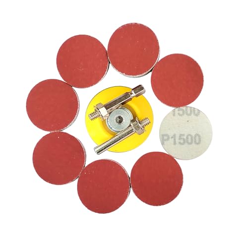 Wanmutrun 100 Stück Schleifpapier Klett 50mm Körnung 1500 Geeignet für Mini-Poliermaschinen ist die Beste Wahl für kleine Flächen Polieren. Wanmutrun 100 Stück Schleifpapier Klett 50mm Körnung 1500 Geeignet für Mini-Poliermaschinen ist die Beste Wahl für kleine Flächen Polieren. von Wanmutrun