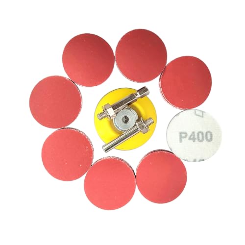 Wanmutrun 100 Stück Schleifpapier Klett 50mm Körnung 400 Geeignet für Mini-Poliermaschinen ist die Beste Wahl für kleine Flächen Polieren. Wanmutrun 100 Stück Schleifpapier Klett 50mm Körnung 400 Geeignet für Mini-Poliermaschinen ist die Beste Wahl für kleine Flächen Polieren. von Wanmutrun