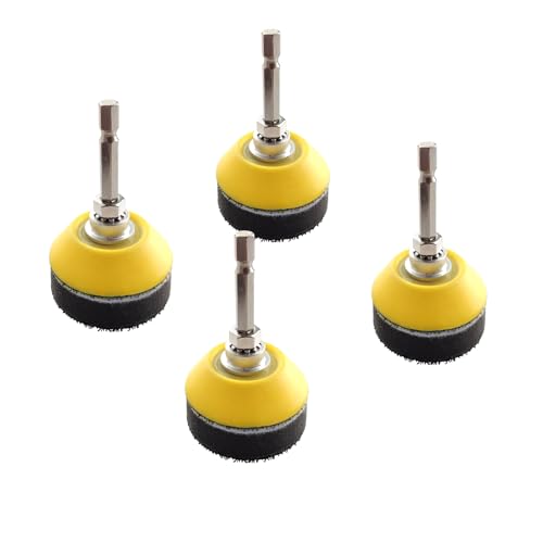 Wanmutrun 50mm Polierpad Adapter Set Enthält 6mm 6 Ecken Pleuel, Weichschaum Pad und 4 Schleifsauger Geeignet für Kleine Poliermaschinen Wanmutrun 50mm Polierpad Adapter Set Enthält 6mm 6 Ecken Pleuel, Weichschaum Pad und 4 Schleifsauger Geeignet für Kleine Poliermaschinen von Wanmutrun