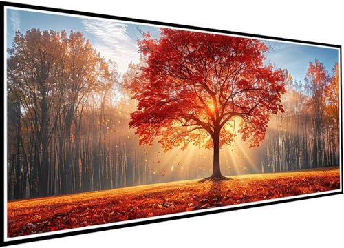 Diamond Painting Erwachsene Groß XXL 90x210cm, Herbst Diamant Painting Bilder Baum Des Lebens Diamant Malerei Set für Anfänger and Kinder DIY 5D Eckige Steine Strass Kreuzstich Set für Wand Deko 53-pT Diamond Painting Erwachsene Groß XXL 90x210cm, Herbst Diamant Painting Bilder Baum Des Lebens Diamant Malerei Set für Anfänger and Kinder DIY 5D Eckige Steine Strass Kreuzstich Set für Wand Deko 53-pT von Wanziho