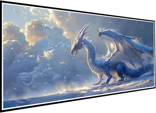 Diamond Painting Erwachsene Groß XXL 90x210cm, Tier Diamant Painting Bilder Drachen Diamant Malerei Set für Anfänger Kinder DIY 5D Eckige Steine Strass Kreuzstich Set Als Geschenk für Wand Deko 68-pZ Diamond Painting Erwachsene Groß XXL 90x210cm, Tier Diamant Painting Bilder Drachen Diamant Malerei Set für Anfänger Kinder DIY 5D Eckige Steine Strass Kreuzstich Set Als Geschenk für Wand Deko 68-pZ von Wanziho