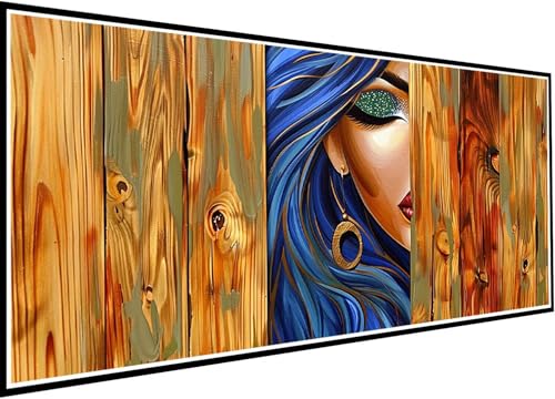 Diamond Painting Erwachsene Karikatur, 5D Diamant Painting Bilder Porträt DIY Diamant Kunst Malerei Stickerei Set für Anfänger, Mosaikherstellung Bastelset Erwachsene für Haus Wanddeko 20x45cm 11-p3 von Wanziho