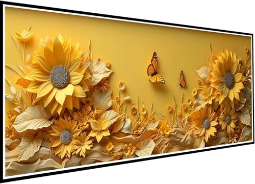 Diamond Painting Erwachsene Sonnenblume, 5D Diamant Painting Bilder Schmetterling DIY Diamant Kunst Malerei Stickerei Set für Anfänger, Mosaikherstellung Bastelset Erwachsene für Wanddeko 30x70cm 88-p Diamond Painting Erwachsene Sonnenblume, 5D Diamant Painting Bilder Schmetterling DIY Diamant Kunst Malerei Stickerei Set für Anfänger, Mosaikherstellung Bastelset Erwachsene für Wanddeko 30x70cm 88-p von Wanziho