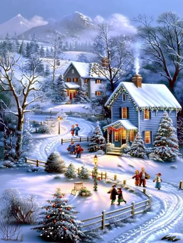 Malen Nach Zahlen Winter, Malen Nach Zahlen Erwachsene Anfänger DIY Leinwand Acrylfarbe Malen Nach Zahlen Kits Schnee, Paint by Numbers Basteln Erwachsene für Home Decor Geschenk 50x65cm Rahmenlos 1-X Malen Nach Zahlen Winter, Malen Nach Zahlen Erwachsene Anfänger DIY Leinwand Acrylfarbe Malen Nach Zahlen Kits Schnee, Paint by Numbers Basteln Erwachsene für Home Decor Geschenk 50x65cm Rahmenlos 1-X von Wanziho