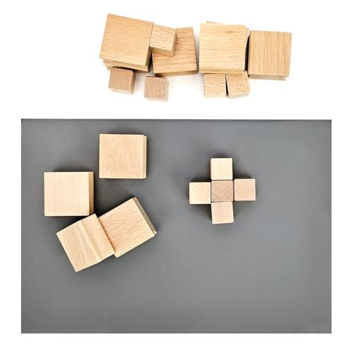 Holzstempel Blöcke, Lasergravur Stempelblock Zubehör, 20PCS Blanko-Stempelhalter Aus Hartholz mit Grauem Stempelbogen Aus Gummi für Bastelarbeiten, DIY-Stempel Holzstempel Blöcke, Lasergravur Stempelblock Zubehör, 20PCS Blanko-Stempelhalter Aus Hartholz mit Grauem Stempelbogen Aus Gummi für Bastelarbeiten, DIY-Stempel von Wapasezyar