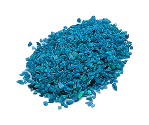 Wapiti Designs Opal, zerkleinert, zur Schmuckherstellung, 2 g, Pfauenblau, 0,5 bis 2 mm, OP36 Wapiti Designs Opal, zerkleinert, zur Schmuckherstellung, 2 g, Pfauenblau, 0,5 bis 2 mm, OP36 von Wapiti Designs