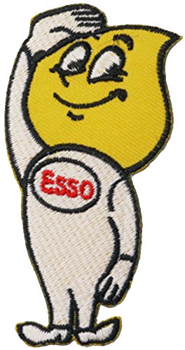 Wardah Limited ESSO Öl Bestickt Abzeichen Patch Aufnäher Oder Zum Aufbügeln 9 cm x 4,5 cm von Wardah Limited