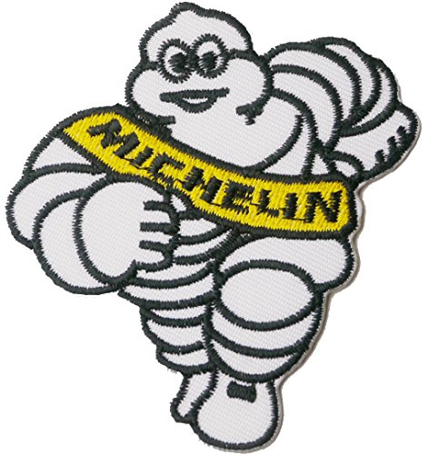 Wardah Limited Michelin Man, Bestickt, zum Aufnähen oder Aufbügeln, 7 x 7,5 cm von Wardah Limited