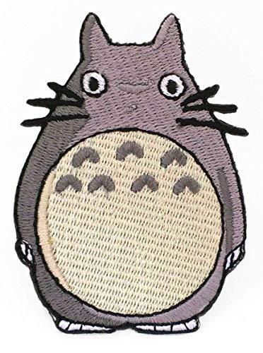 Wardah Limited Bestickter Aufnäher zum Aufnähen oder Aufbügeln, Motiv: My Neighbour Totoro, 8 cm von Wardah Limited