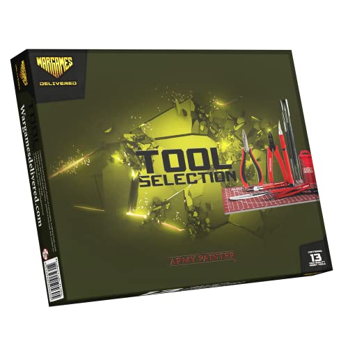 Hobby Tool Kit mit Modellierwerkzeugen für Plastikmodelle wie Warhammer Miniaturen, Modellautos und Gundam-Modelle Tool Kit von The Army Painter und Wargames Delivered von Wargames Delivered
