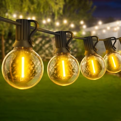 LED Lichterkette Außen Outdoor Lichterketten - 45M G40 Glühbirnen mit IP44 Wasserdicht Lichterketten Aussen Strom für Balkon Garten Hochzeit Party Terrasse LED Lichterkette Außen Outdoor Lichterketten - 45M G40 Glühbirnen mit IP44 Wasserdicht Lichterketten Aussen Strom für Balkon Garten Hochzeit Party Terrasse von Warlisou