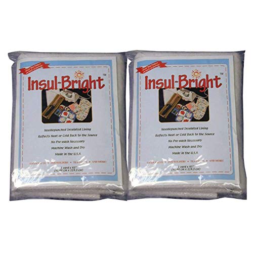 Insul-Bright Insulated Lining 36 x 45 Inches - 2 Packs Insul-Bright Insulated Lining 36 x 45 Inches - 2 Packs von Warm Company Steam-A-Seam