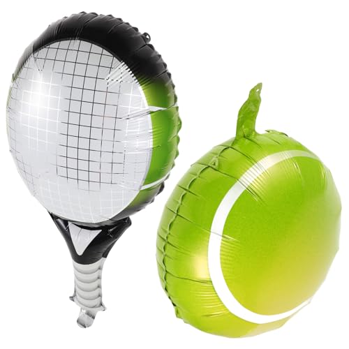 1 Satz Tennisballon Pickleball-Ballon Babyparty-Ballon Tennis Ball Tennisschläger Ballons Sportliche Partydekoration luftballons Partyballons Ballon-Requisite Aluminiumfolie Green Warmhm 1 Satz Tennisballon Pickleball-Ballon Babyparty-Ballon Tennis Ball Tennisschläger Ballons Sportliche Partydekoration luftballons Partyballons Ballon-Requisite Aluminiumfolie Green Warmhm von Warmhm