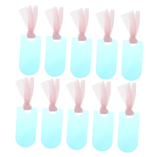 Warmhm 1 Satz Arched Acrylic Wedding Name Tags mit Satinband Stilvolle Reservierungsschilder für Hochzeiten Partys und Tischplatzkarten von Warmhm