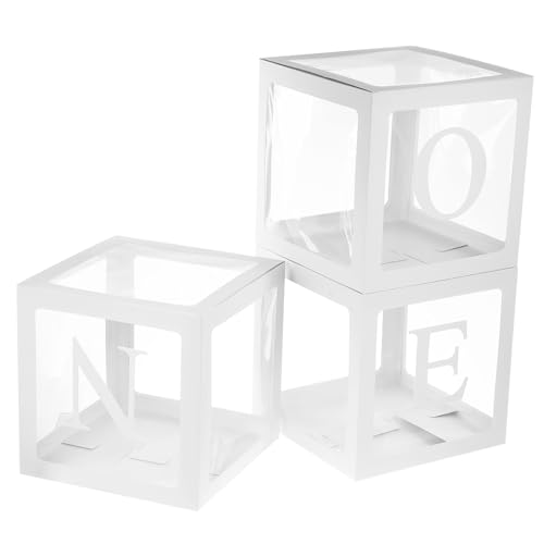 Warmhm 1 Satz Ballonboxen für Geburtstagsfeier Teiliges für Shower Dekoration Praktische und Kreative Boxen für Partys Weiße Kartonboxen für Ballons Warmhm 1 Satz Ballonboxen für Geburtstagsfeier Teiliges für Shower Dekoration Praktische und Kreative Boxen für Partys Weiße Kartonboxen für Ballons von Warmhm